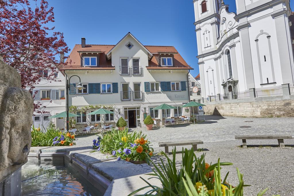 Gasthof Kreuz Bad Waldsee Bagian luar foto