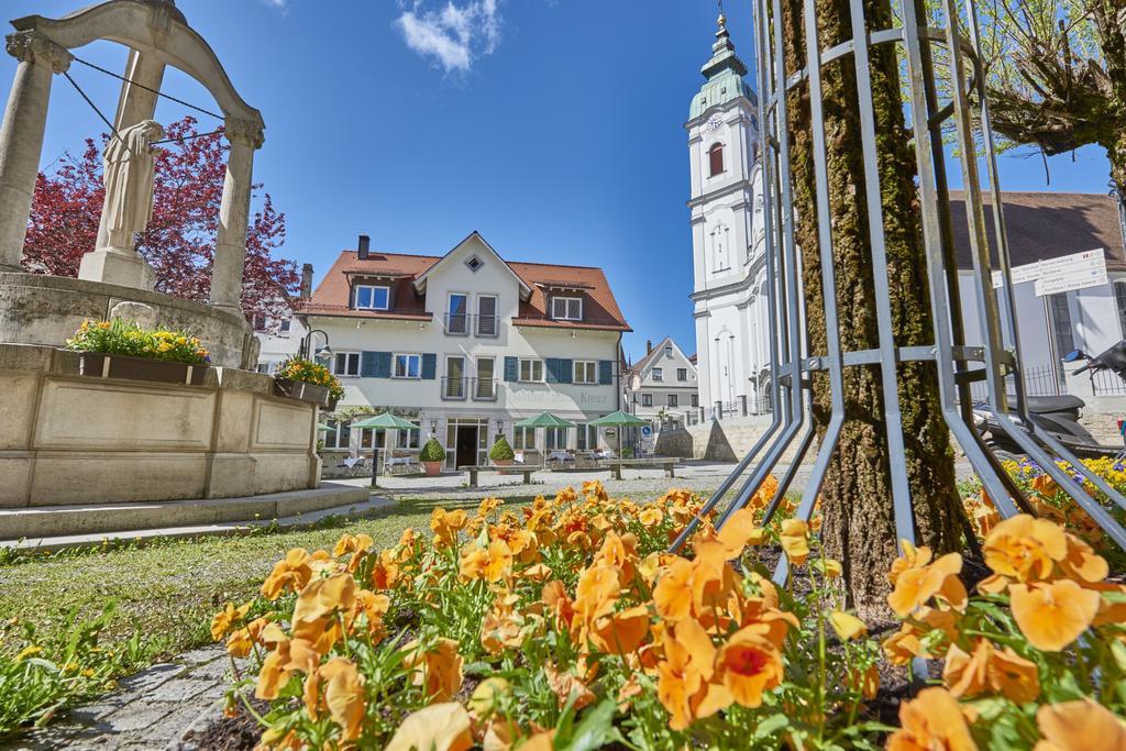 Gasthof Kreuz Bad Waldsee Bagian luar foto